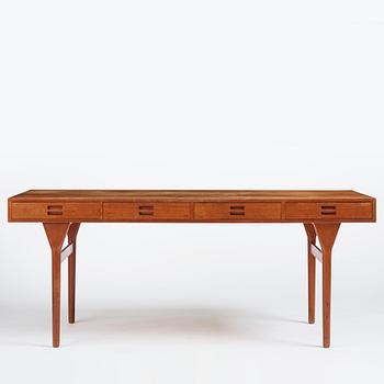 Nanna Ditzel, a teak desk, Søren Willadsen, Denmark 1960s.