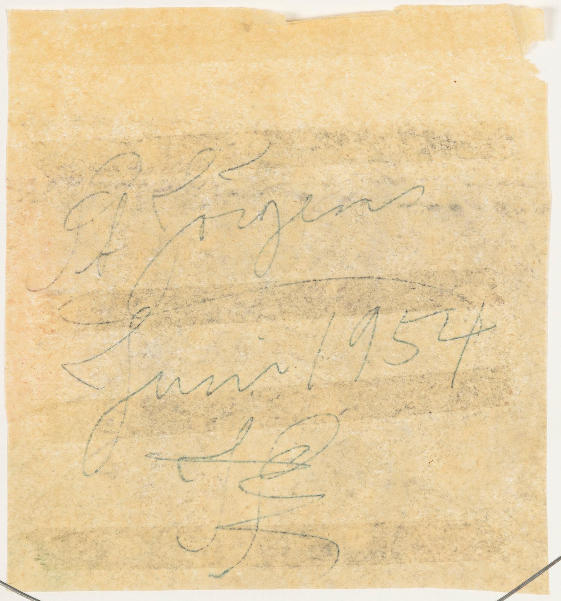 Inge Schiöler, "St Jörgen"  (Juni 1954).