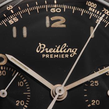 BREITLING, Premier, kronograf, armbandsur, 37,5 mm,