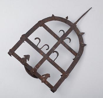 OLJELAMPA, smide, 1600-tal.