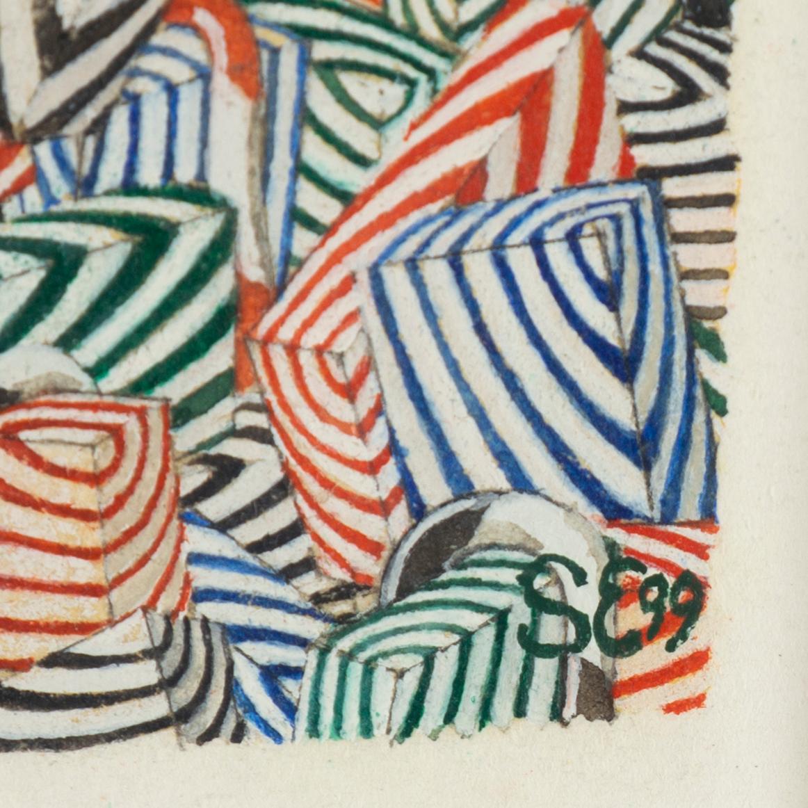 STEN EKLUND, gouache on paper, signed and dated 99.