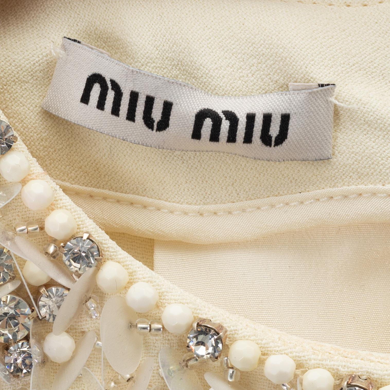 Miu Miu, topp, storlek 38.