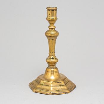 LJUSSTAKE, brons, 1700-tal.