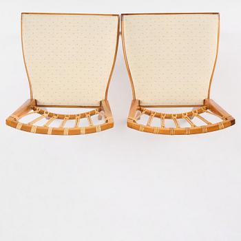 Josef Frank, ten dining chairs, model B 1165, Svenskt Tenn, before 1985.