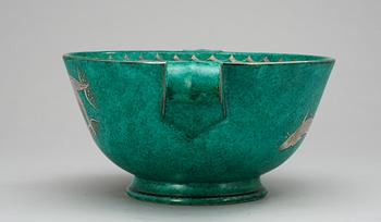 A Wilhelm Kåge 'Argenta' creamware bowl, Gustavsberg 1932.