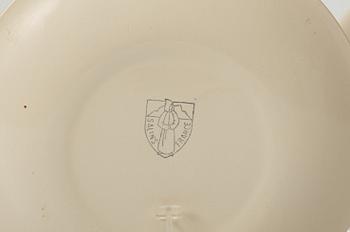 A set of six ceramic plates after Fernand Léger, Salins, France.