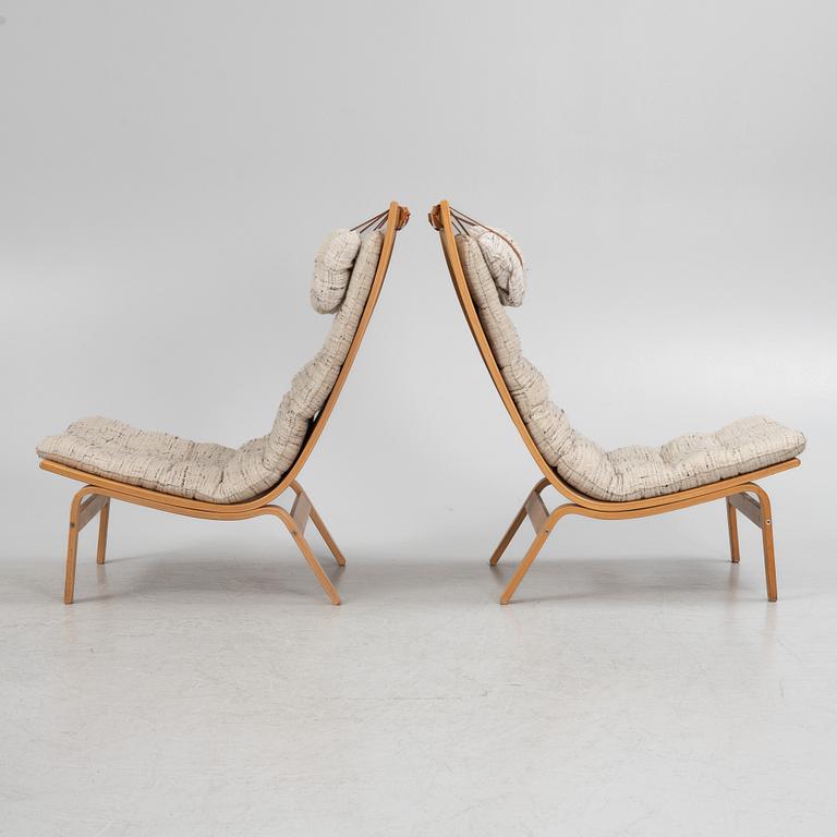 Knud Faerch, fåtöljer, ett par, "Bolman", 1960/70-tal.