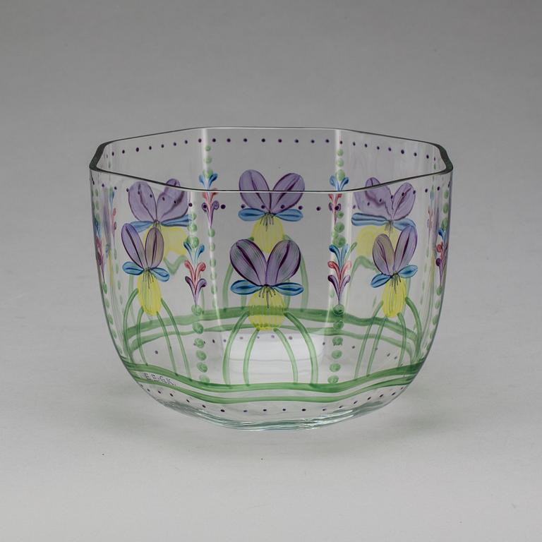 SKÅL, glas, Eva Englund, Orrefors.