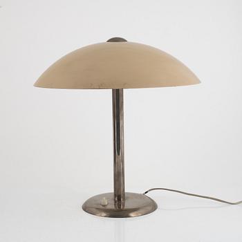 An Art Deco table light, Württembergische Metallwarenfabrik (WMF) Ikora, 1930s.