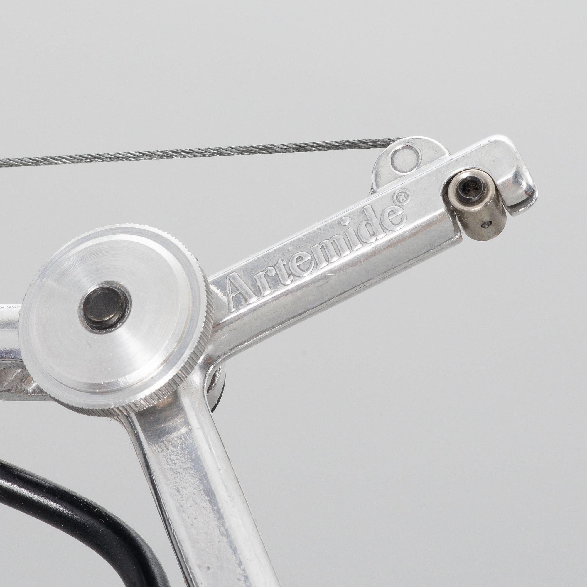 Michele De Lucchi & Giancarlo Fassina, a pair of "Tolomeo" wall lamps, Artemide, Italy.