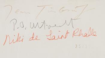 Niki de Saint Phalle, Fragment of "Hon", Moderna Museet, 1966. Sign by Saint Phalle, Ultvedt, Tinguely. Catalogue.