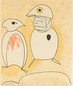 Max Ernst, From "Oiseaux en Peril".