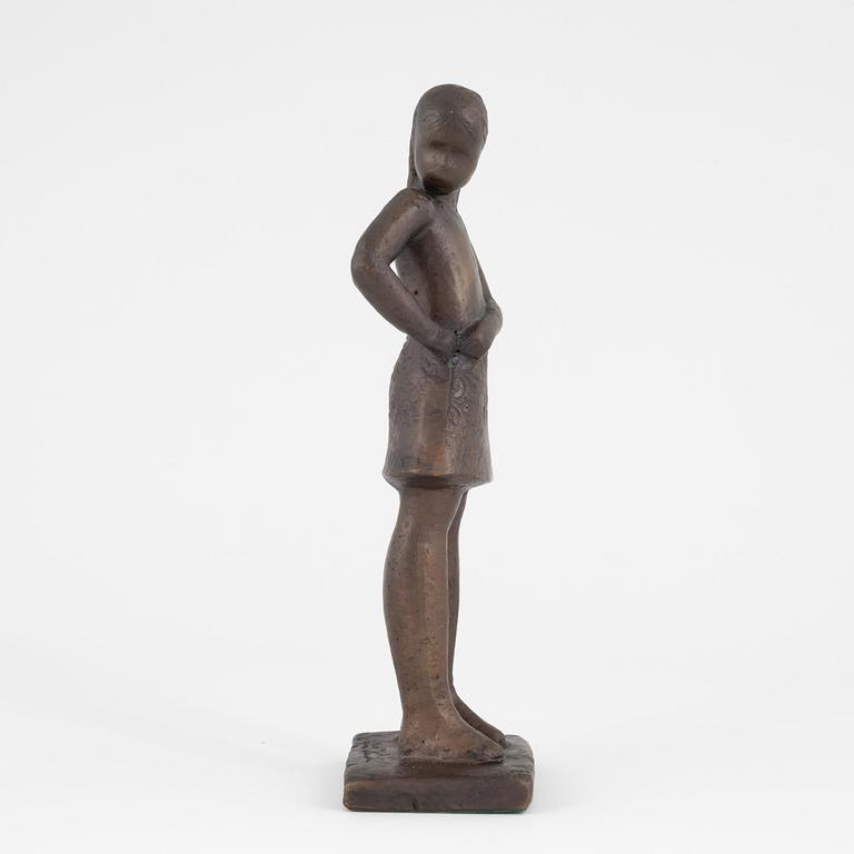 Lisa Larson, skulptur. Brons. Signerad och numrerad. Höjd 27 cm.