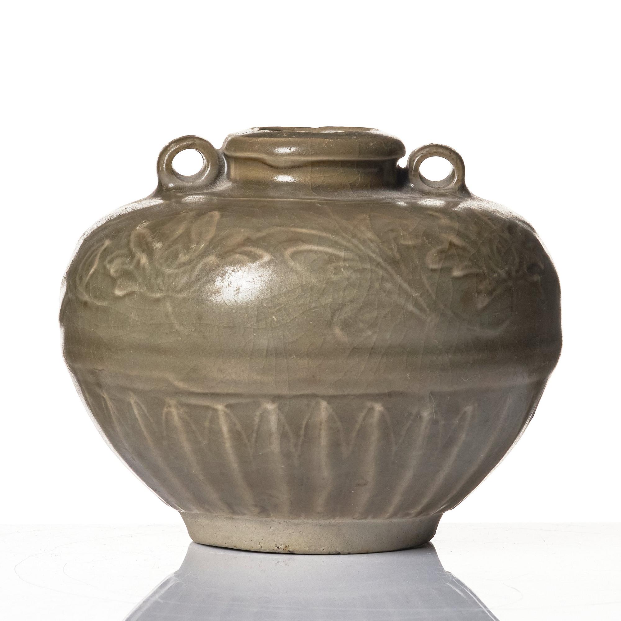 Kruka, keramik. Sydostasien, 1400-/1500-tal.