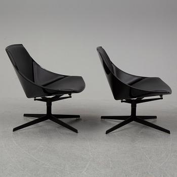 FRITZ HANSEN, a pair of JL10 'Space' Chair by Jjurgen Laub & Markus Jehs for Fritz Hansen, Denmark, designed 2007.
