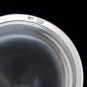 FÖRSTORINGSGLAS, med silverinfattning, 1900-tal.