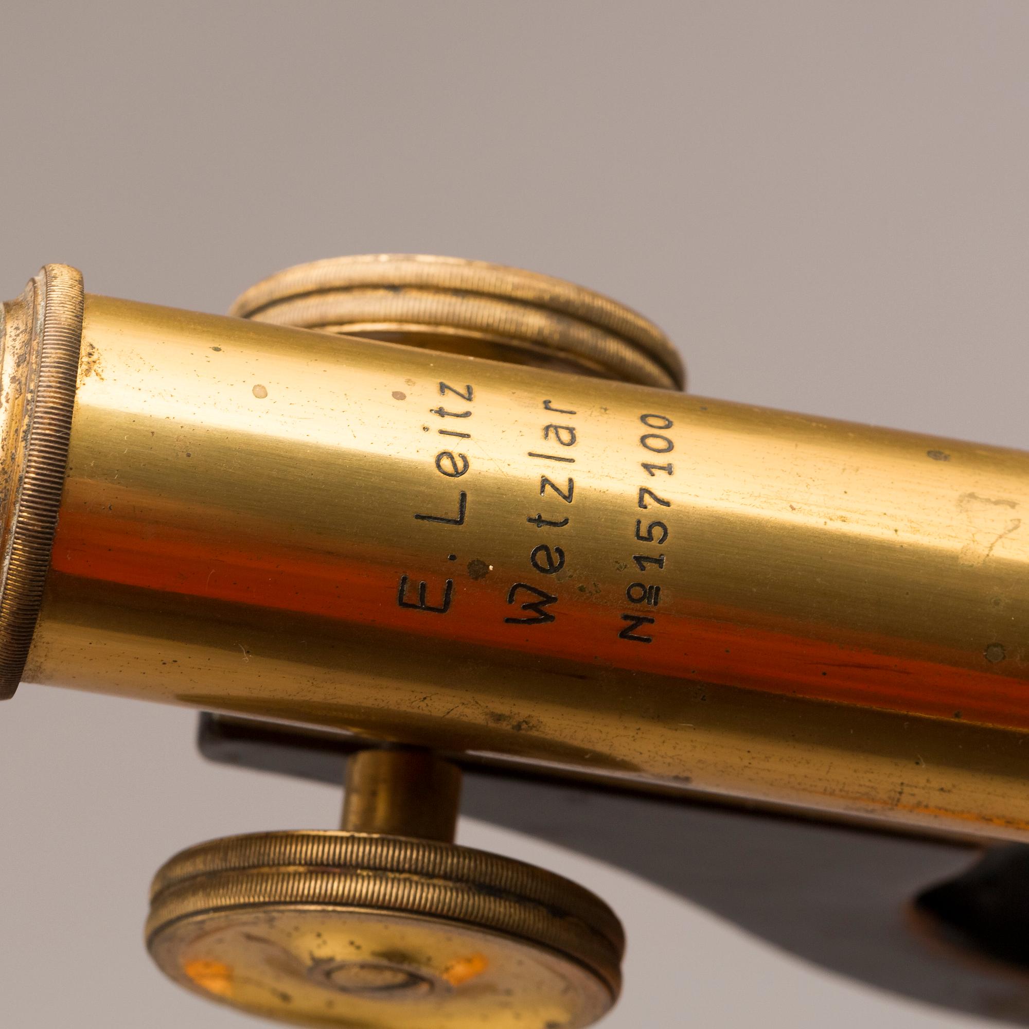 MICROSKÅP, Ernst Leitz, Wetzlar. 1900-talets första hälft.