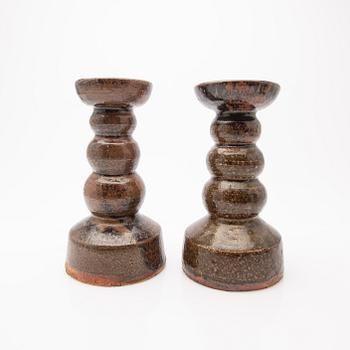 Ulla & Gustav Kraitz, Candle holders, a pair.