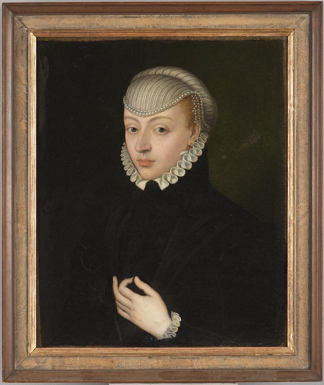 UNKNOWN ARTIST 17TH CENTURY. "Katarina Stenbock (1535-1621)".