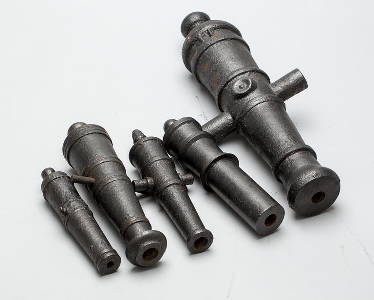 MODELLKANONER, 5 st.