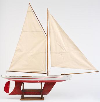 An English model ship, circa 1900.