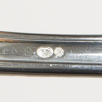 Cutlery service, 96 pieces, silver, model "Viktoria", Auran Kultaseppä Oy, Turku, Finland 1982.