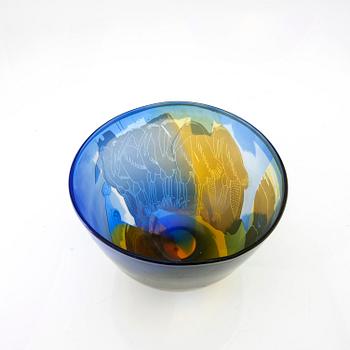 Ann Wärff, skål överfång signerad daterad och numrerad.