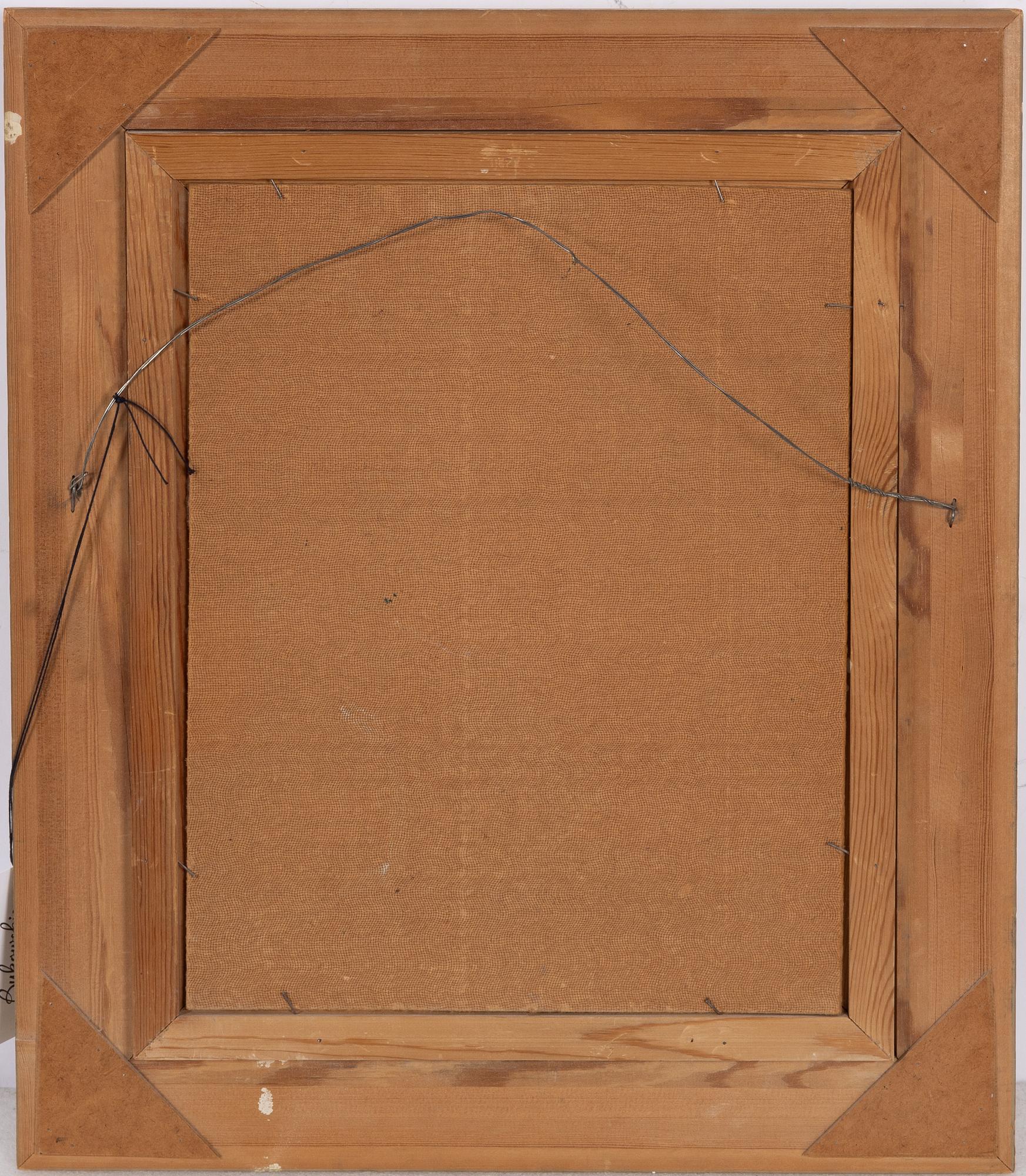 Agda Holst, Still life with flowers and books.