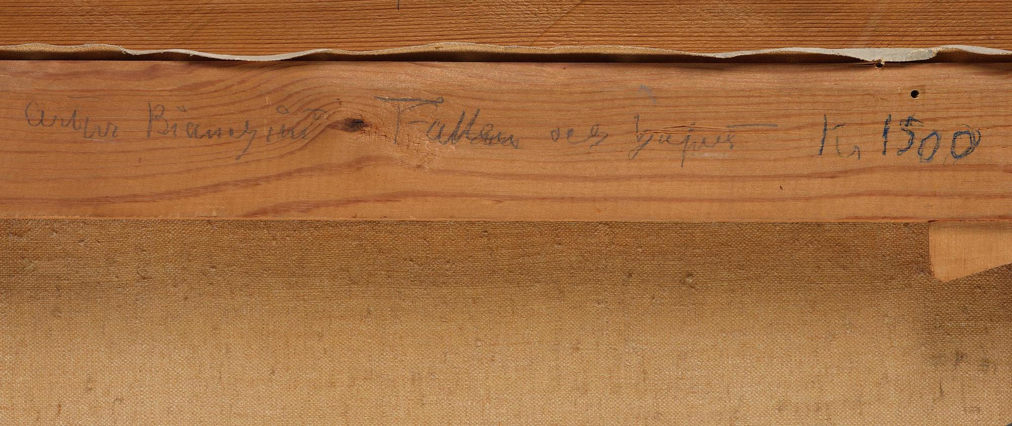 Artur Bianchini, "Tallen och hafvet" (Utsikt mot Korsö från Sandhamn).