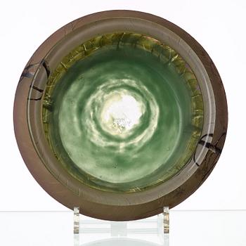 DAUM, skål, Nancy, Frankrike, jugend, ca 1900.