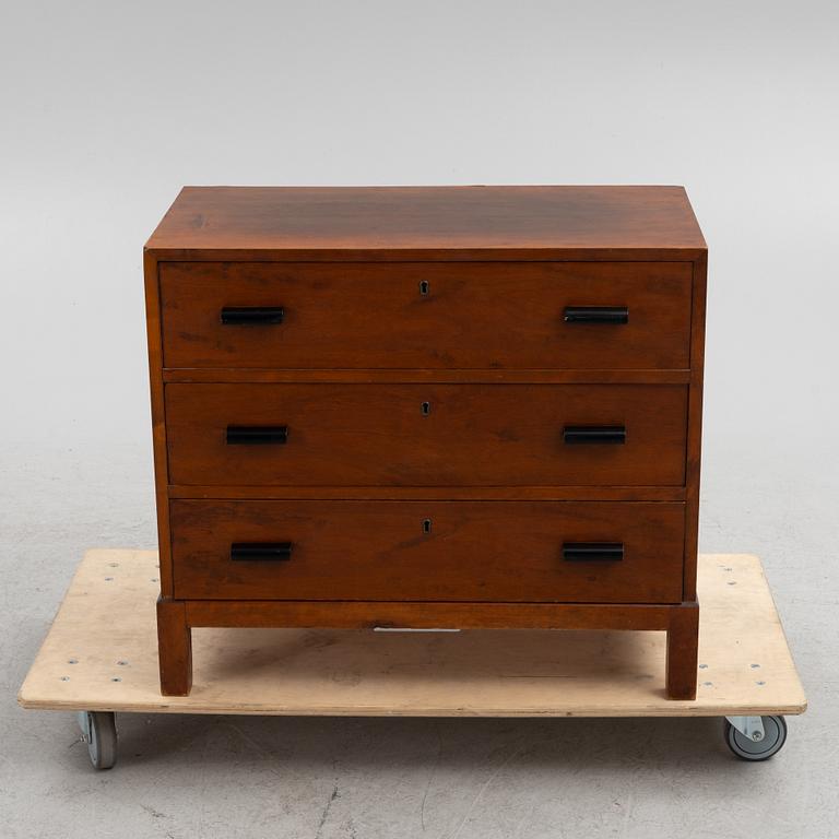 A birch veneered dresser, 1930s.