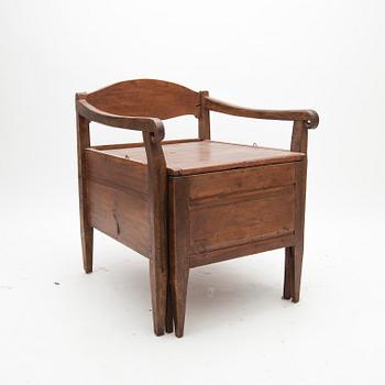 BARNSÄNG / STOL, allmoge, 1800-tal.