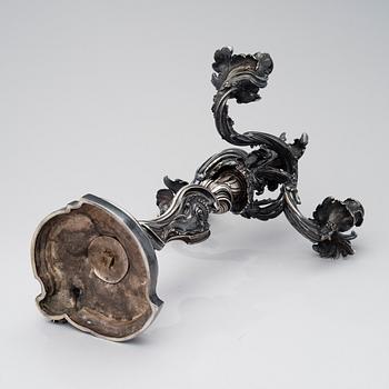 A CANDELABRUM BY EUGÈNE HAZART, signed Eug. Hazart, Paris, the late 19th century.