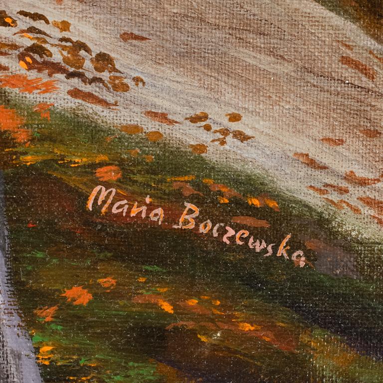 MARIA BOCZEWSKA, olja på duk. Sign.