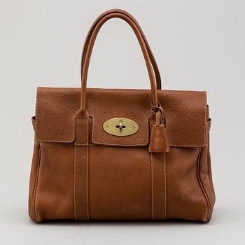 MULBERRY, a brown leather 'Bayswater' handbag.