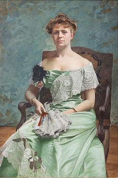 Nils Forsberg d y, Portrait of a lady, reportedly Countess Cassel.