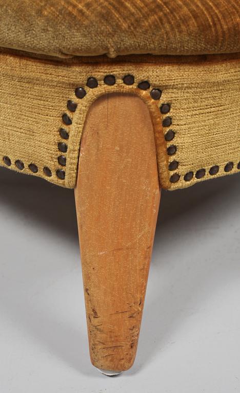 FÅTÖLJ, "Schulz", Otto Schulz, sannolikt för Jio Möbler, omkring 1900-talets mitt.