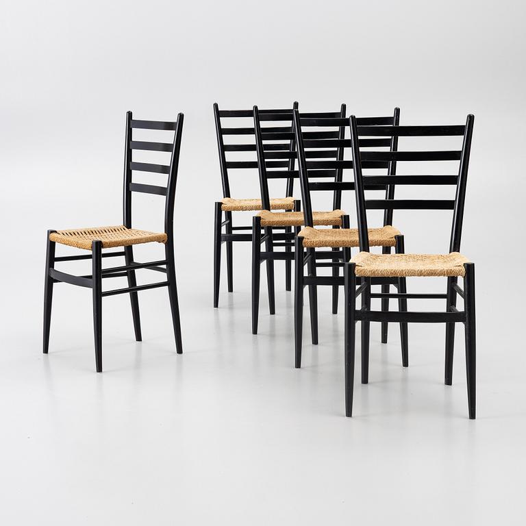5 chairs, 'Bologna', IKEA.