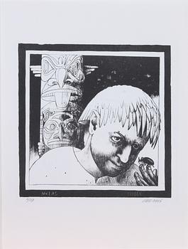 JORDI ARKÖ, litografier, 4 st, sign o numr.