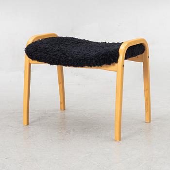 Yngve Ekström, footstool, "Lamino", Swedese.