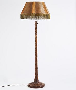 A Swedish Art Nouveau floor lamp, ca 1900.