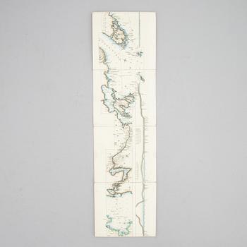 With 2-metre hand-coloured Canal Map, 1837/8.