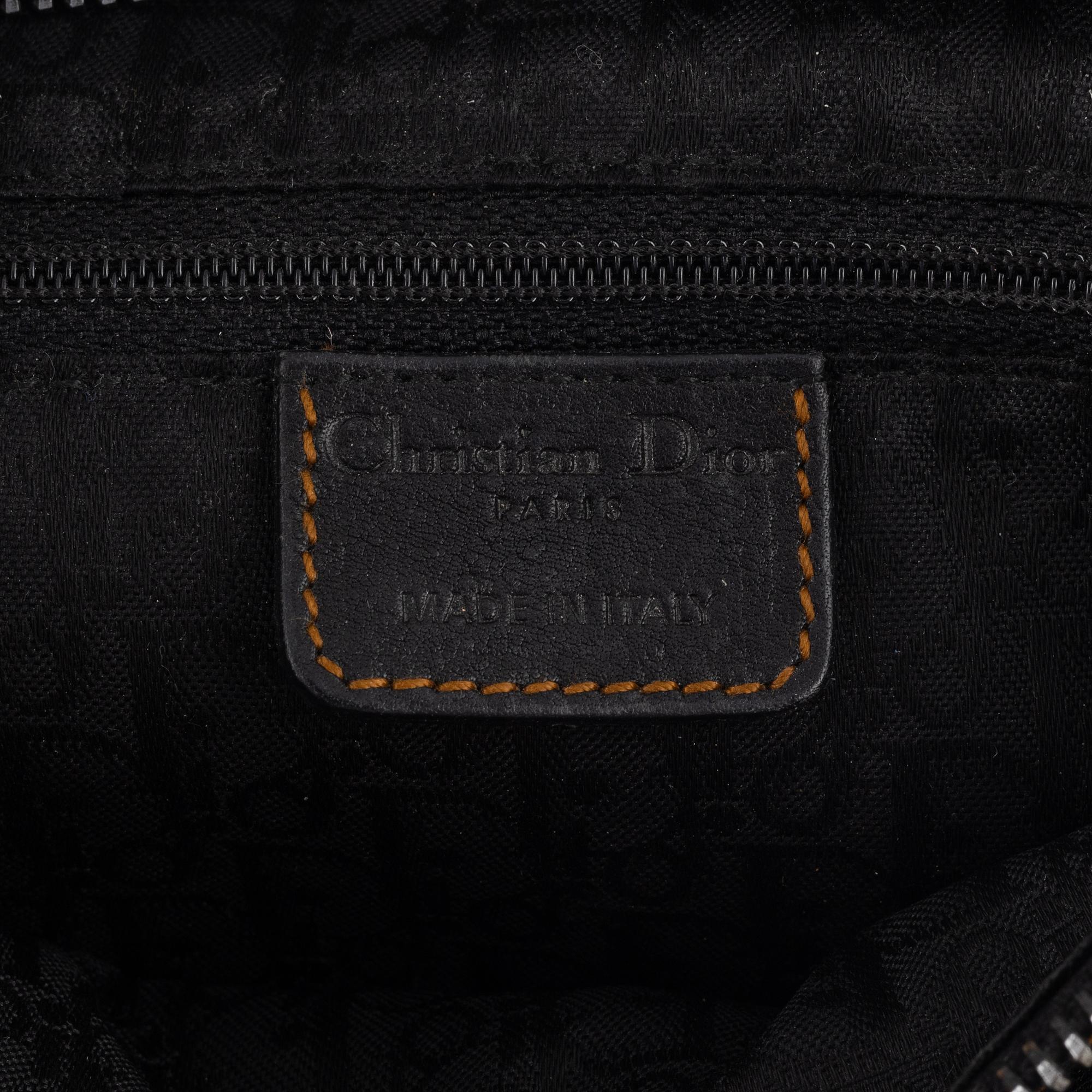 Christian Dior, a leather 'Gaucho saddle bag'.