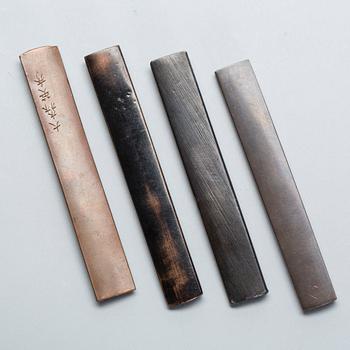 KOZUKA SKAFT, 4 st, Meiji, Japan, (1868-1912).