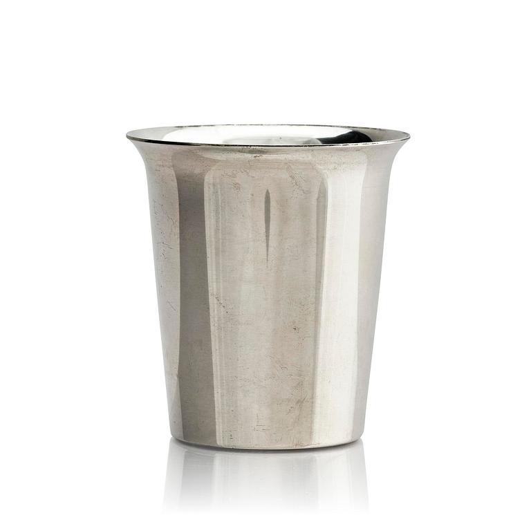 Åke Strömdahl, a sterling silver beaker, Stockholm, Sweden 1959.