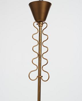 Swedish Modern, a ceiling lamp, 1940s.