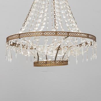 A Gustavian style chandelier, 20th Century.