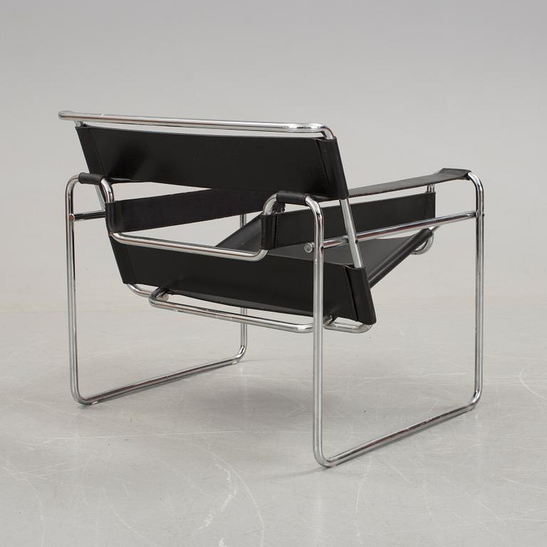 A "Wassily" chair by Marcel Breuer, Gavina, 1970s.