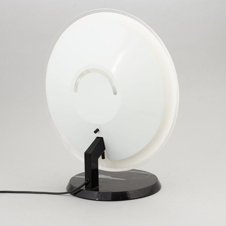 Bruno Gecchelin, a 'Perla Table Lamp' from Oluce, Italy, designed 1980.