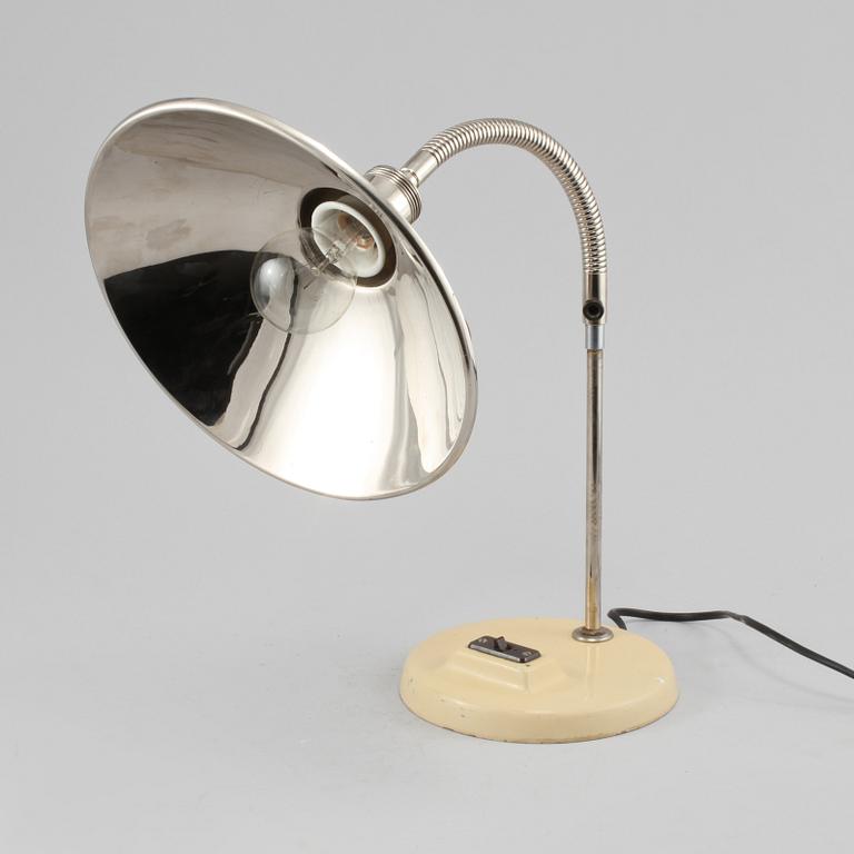 BORDSLAMPA, industrimodell, omkring 1900-talets mitt.